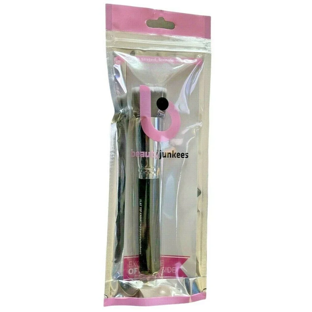 Flat Top Kabuki Foundation Brush - Professional High Density Makeup Brush